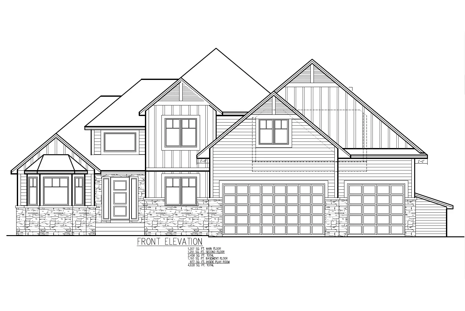 Remodel Home Plan Front