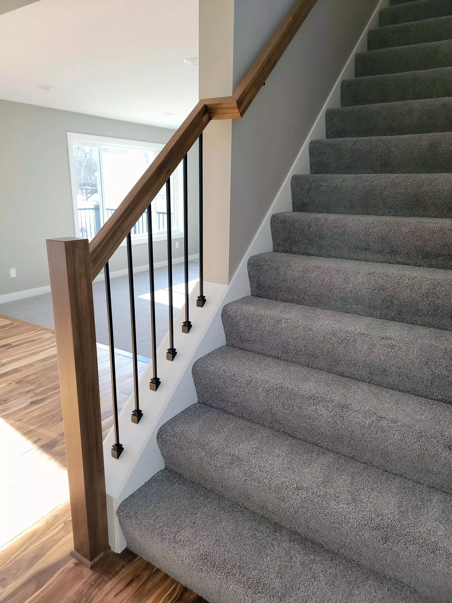 Stained Poplar & Enameled Railing systems