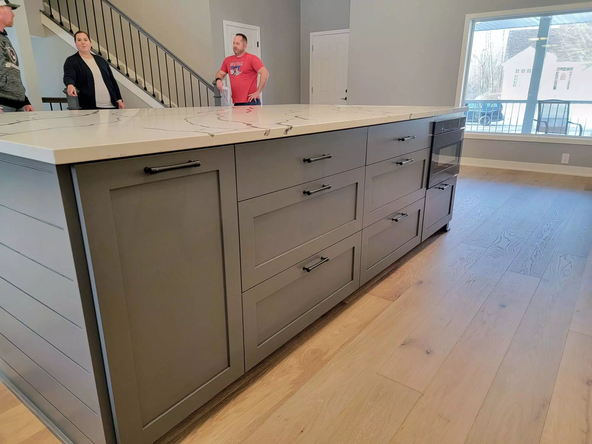 Kitchen island with lots of storage
