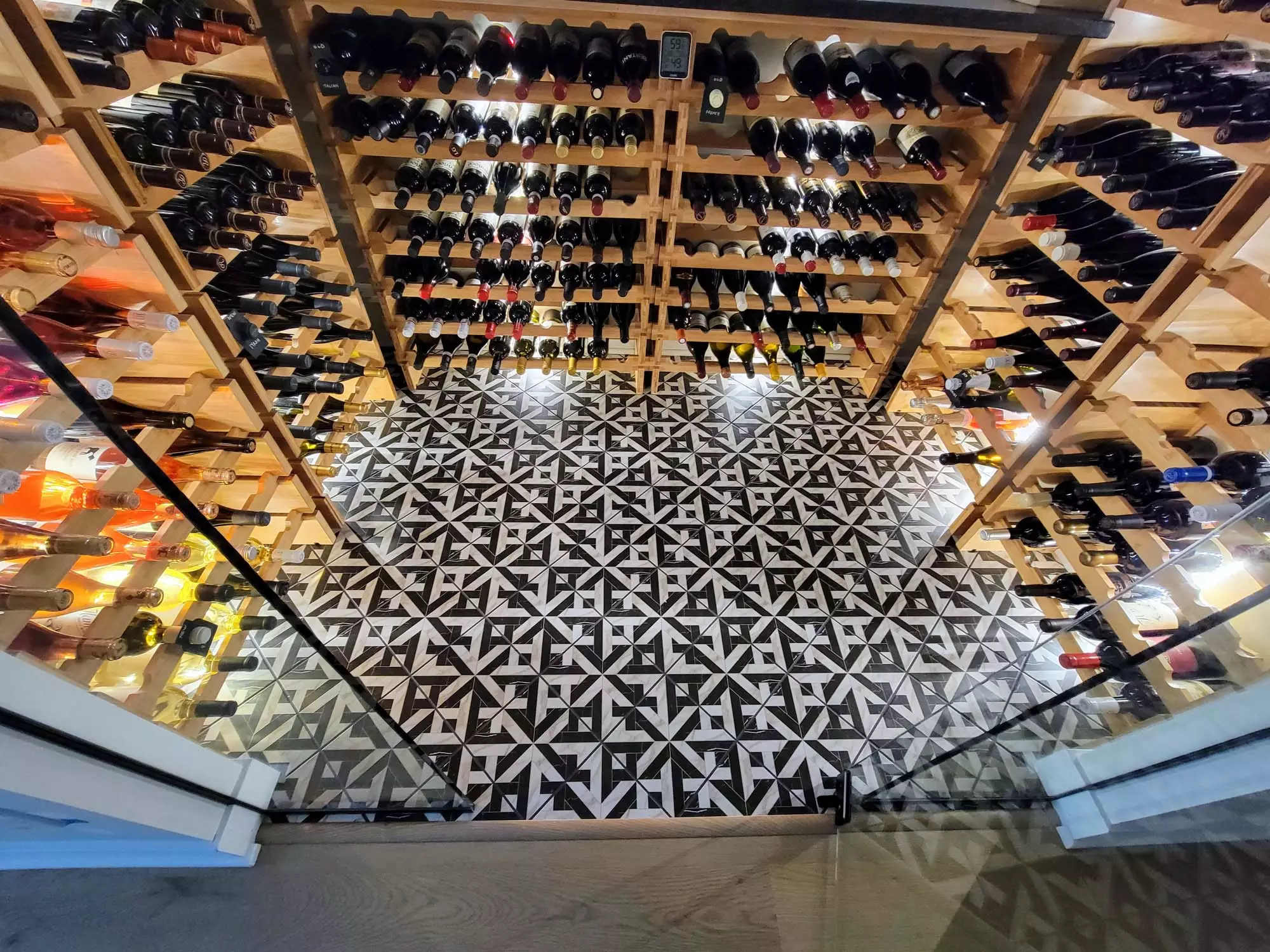 Wine Cellar Fun tile layout/ pattern