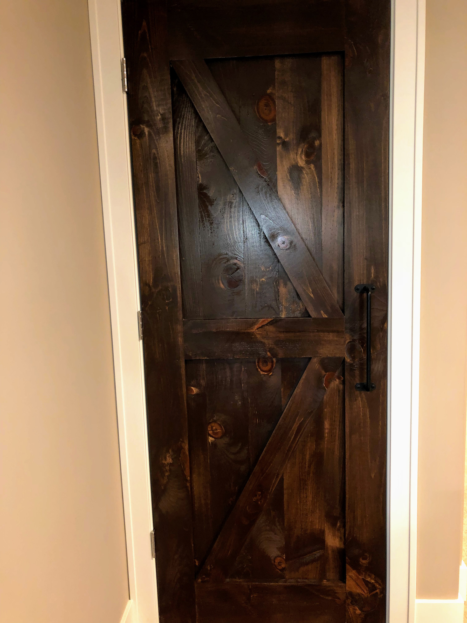 Lower Level Custom Wood Door