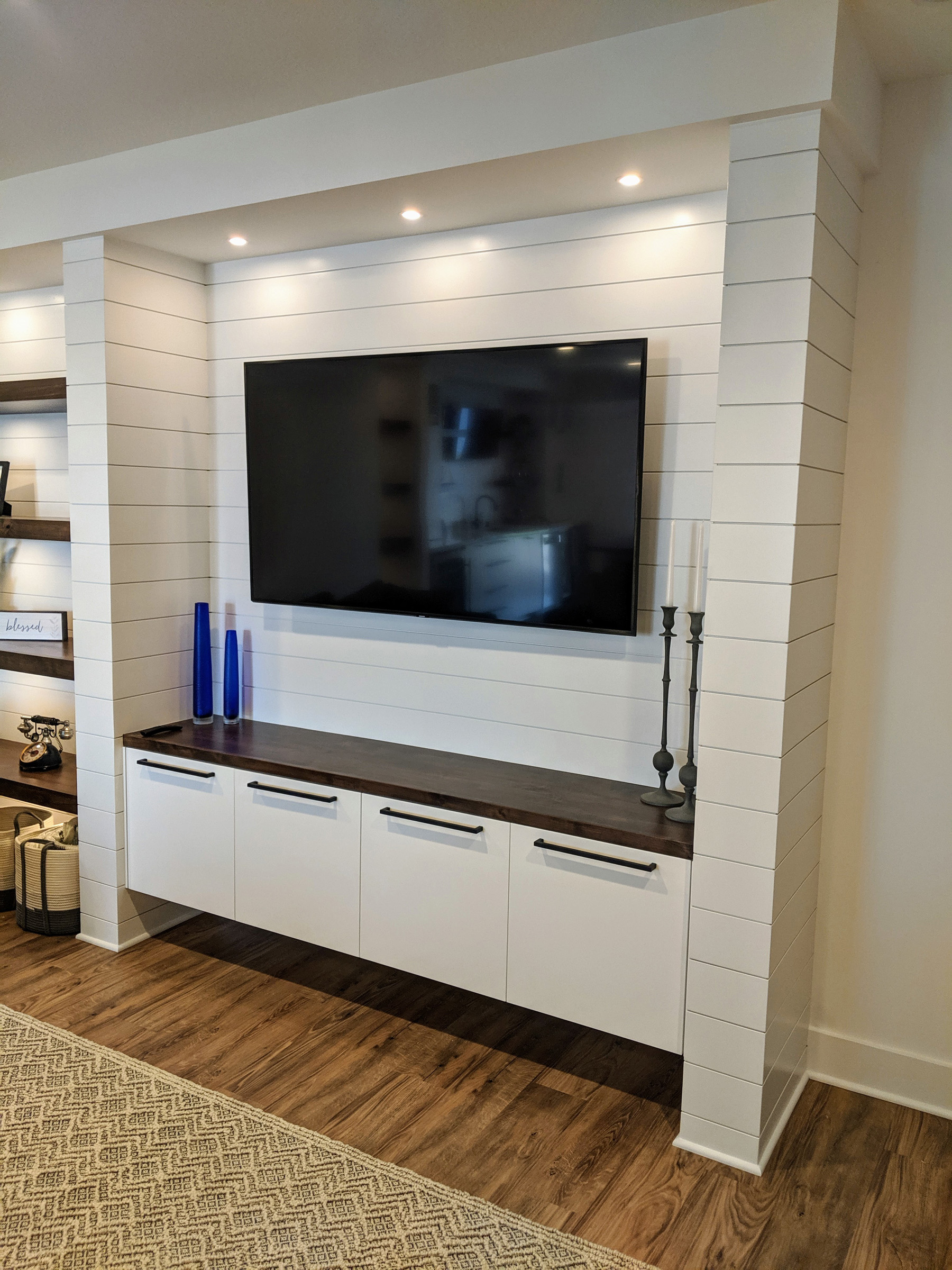 Media Wall Cove with Storage