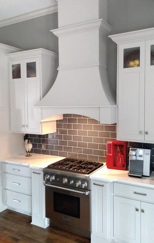 Classy kitchen Cabinets and Hood