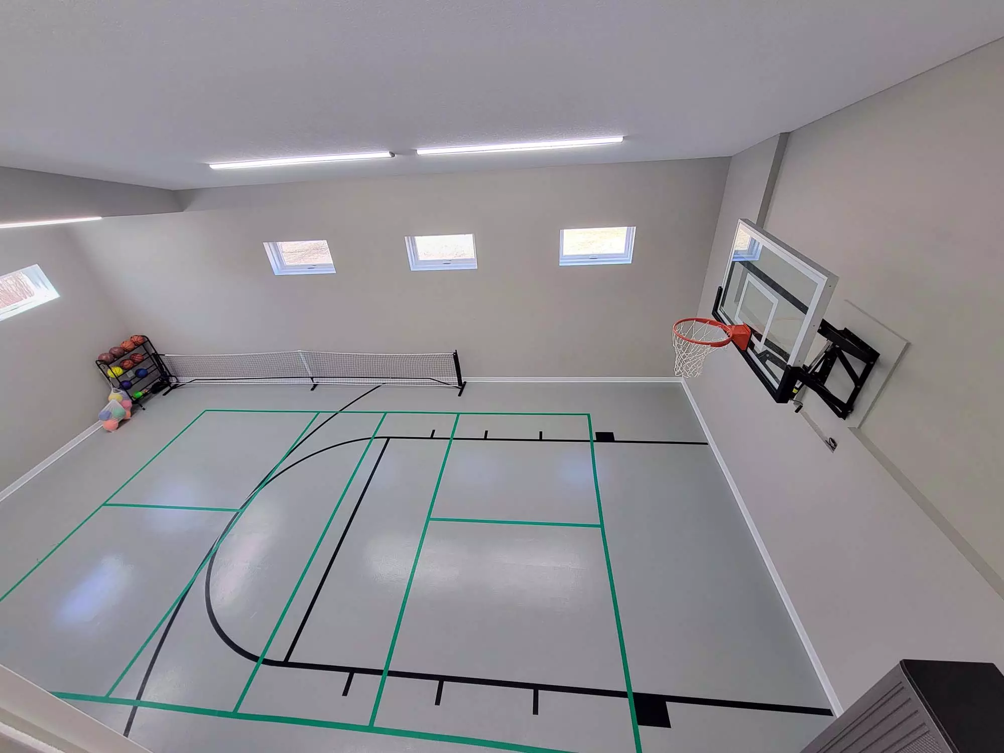 40′ x 26′ Indoor Multi-Sports Room