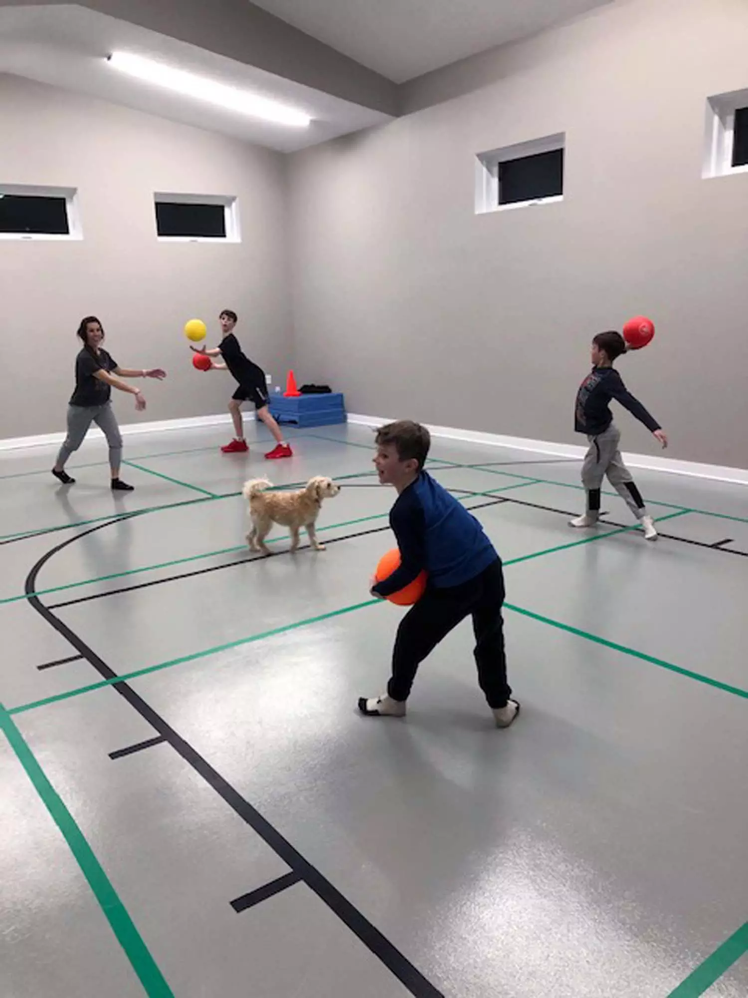 Kids having fun in Indoor Sports Room®