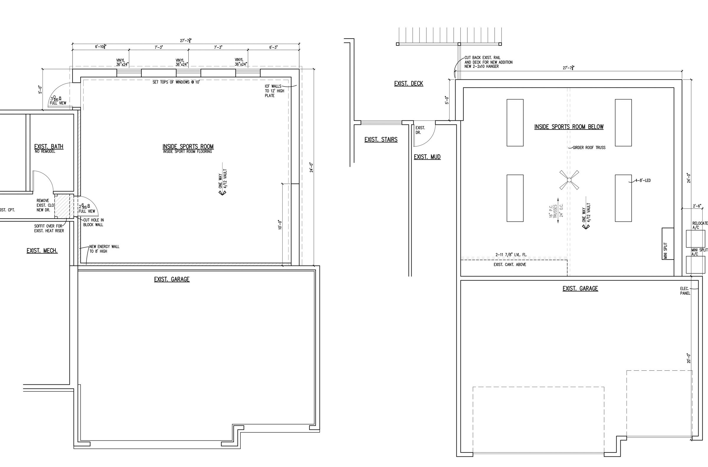 New Indoor Sports Room® Interior Plan