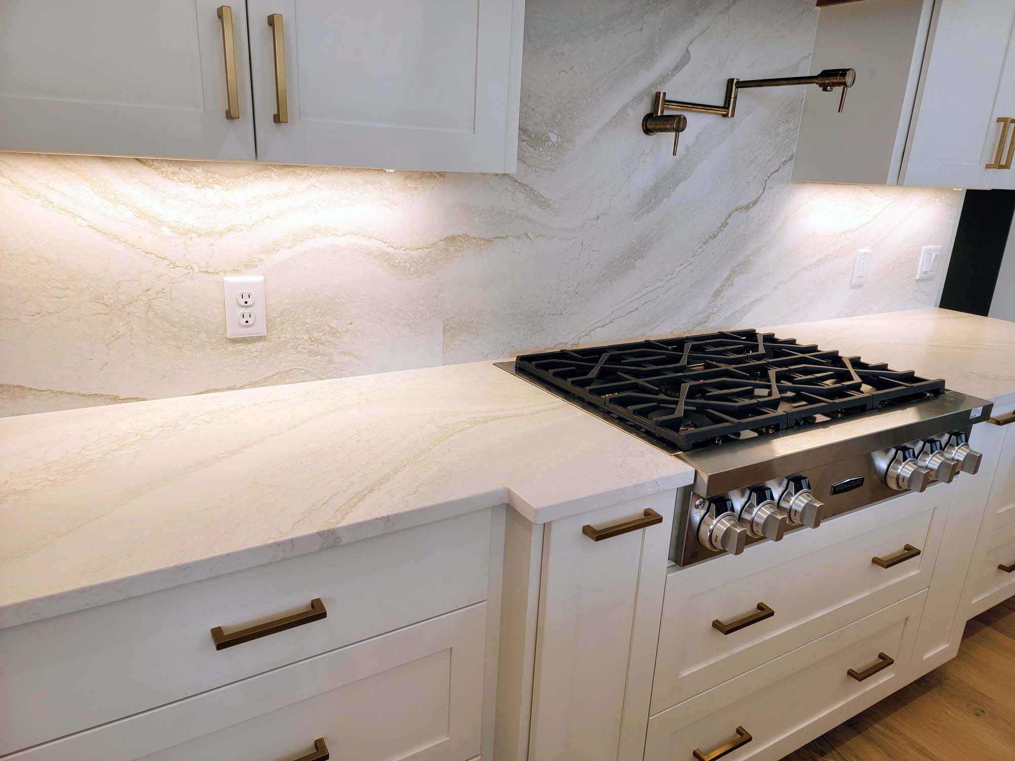 Cambria Counter tops and Full Height Splash