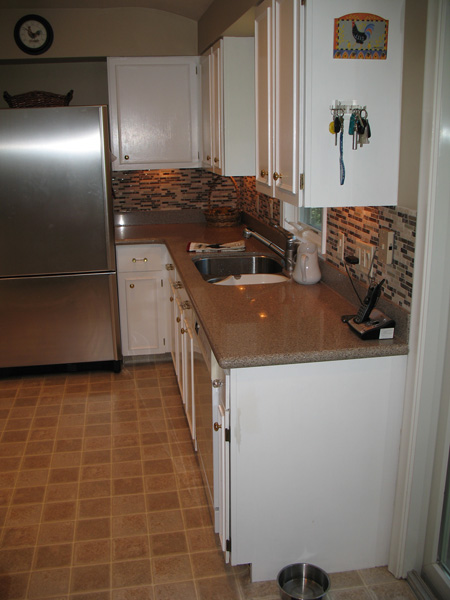 Kitchen Before Remodel - 16′ x 12′ addition to expand kitchen